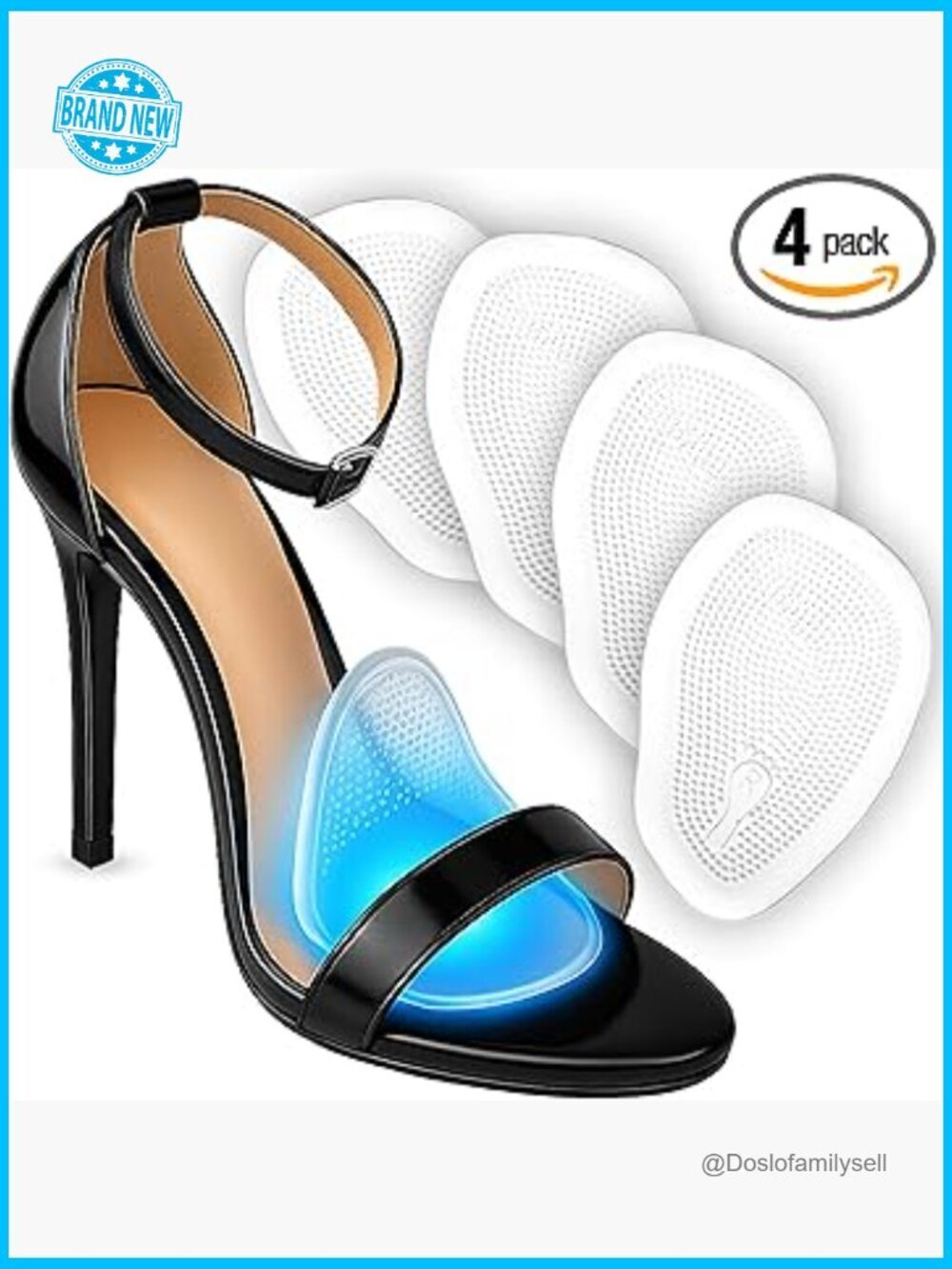 Metatarsal Pads Ball of Foot Cushions for Pain Relief Comfortable Anti Slip